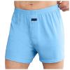Foweknow Men's Bermuda Sleep Shorts with Elastic Waistband and Pockets view 1