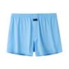 Foweknow Men's Bermuda Sleep Shorts with Elastic Waistband and Pockets view 4