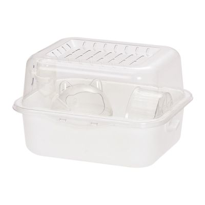 Transparent Interactive Small-Animal Habitat Enclosure