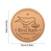 Copper Birdbath Cleaning Disc view 2