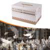 Folpus Pigeon Cage, Bird Travel Carrier, Mating/Nesting Box, Duckling Training and Release Carrier view 3