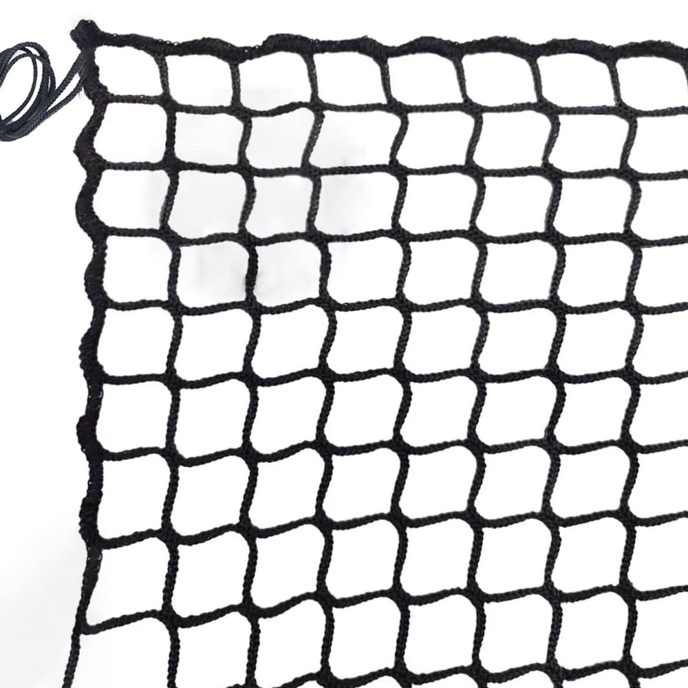 Universal Safety Net, Child Protection Net, Knotless Polyester, Anti-Fall Pet and Cat Net for Balconies, Size: 1 x 4 m, Black