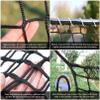 Universal Safety Net, Child Protection Net, Knotless Polyester, Anti-Fall Pet and Cat Net for Balconies, Size: 1 x 4 m, Black view 3