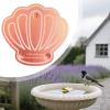 Copper Bird Bath, Rustic Weather-Resistant Bowl with Cleaning Disc view 3
