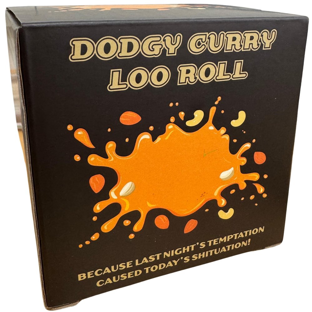 Diabolical DP0904 Dodgy Curry Toilet Roll – Funny Gifts for Men