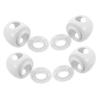 ifundom 4-Piece Childproof Door Handle Covers, Soft Material, Fits Standard Door Handles view 1