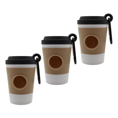 Coffee Cup-Inspired Dog Waste Bag Dispenser
