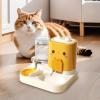 Automatic 2-in-1 Food and Water Dispenser for Dogs and Cats view 3