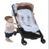 Mi Bollito Universal Vichy-Style Stroller Liner, Padded and Breathable, 100% Cotton, Compatible with All Strollers, Made in Spain, Blue view 4