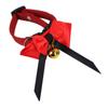 Milisten Adjustable Pet Collar with Red Bow view 1