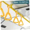 Car and Vehicle Hand Strap, Nylon and Plastic, Yellow, Grab Handle view 2