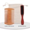 Men's Beard Brush and Comb Set view 4