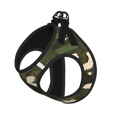 Soft Army Camouflage Pet Harness and Leash Set, Adjustable Mesh, for Small and Large Dogs and Cats