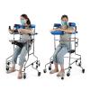 MJMLUCK Upright Walker with Hand Brakes for Seniors and Adults view 2