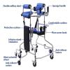 MJMLUCK Upright Walker with Hand Brakes for Seniors and Adults view 3