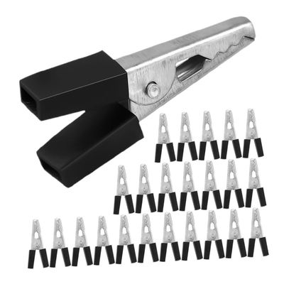 Milisten 50-Piece Bird Cage Door Lock Clips, Durable Iron Safety Spring Latches for Pet Cages