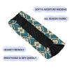 Amooorous Women's Geometric Paisley Moisture-Wicking Elastic Headband view 2