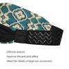 Amooorous Women's Geometric Paisley Moisture-Wicking Elastic Headband view 3