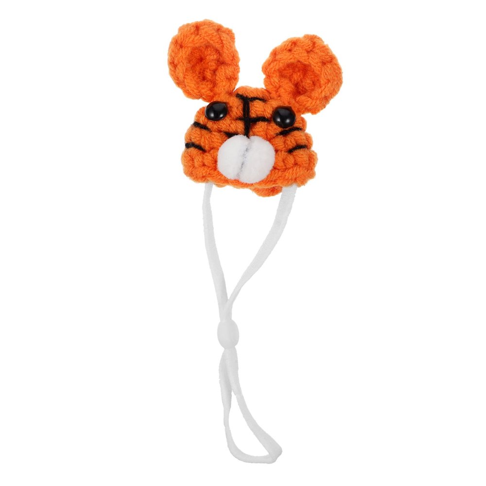 BESTonZON Mini Knitted Pet Hat with Adjustable Strap