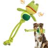 Zkaoai Dog Toy - Frog Squeaky Ball view 1