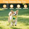 Zkaoai Dog Toy - Frog Squeaky Ball view 4