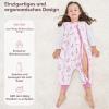 Unnivoll Baby Sleeping Bag with Feet, 1.0 TOG, 2-Pack, Cotton, 100 cm, Purple Leaf view 4