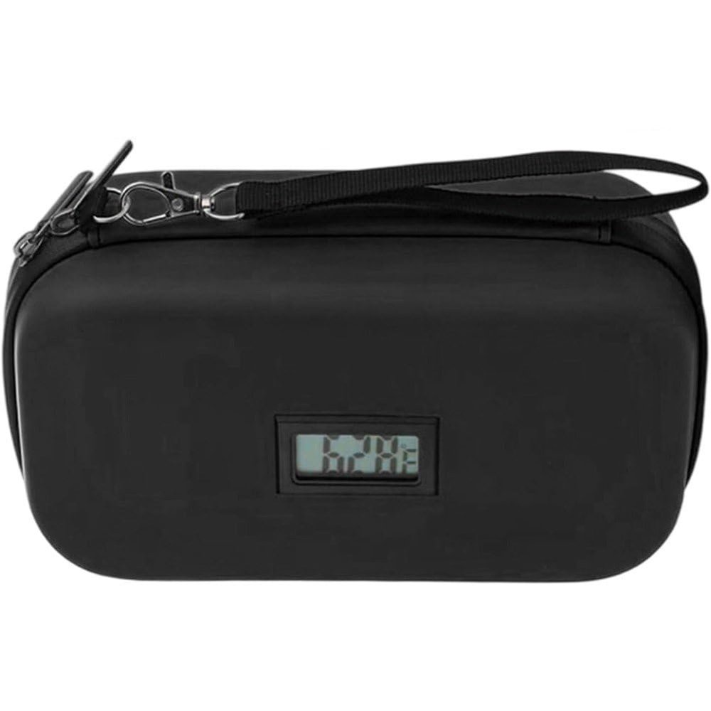 Fituenly Insulin Cooler Bag for Travel with Thermometer and 2 Cooling Packs