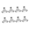 8-Piece Playpen T-Joint 3-Way Pipe Connectors, 22 mm Inner Diameter view 1