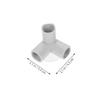 8-Piece Playpen T-Joint 3-Way Pipe Connectors, 22 mm Inner Diameter view 2