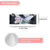 White Butterfly Print Baby Bow Headband view 3