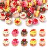 DanLingJewelry 40-Piece 3D Imitation Strawberry Cake Decorations view 1