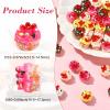 DanLingJewelry 40-Piece 3D Imitation Strawberry Cake Decorations view 2