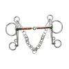 MMYUAK Horse Bit for Training, Snaffle Bit with Curb Chain, 135 mm view 3