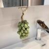 Grape Soap on a Rope, Handmade Grape-Shaped Soap for Face and Body view 4