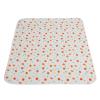 Fictory Waterproof Changing Pad, Washable Cotton, Breathable, 80 x 100 cm, Sweet Orange view 2