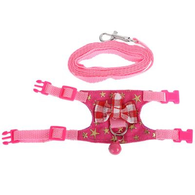 Adjustable Pet Harness with Bow