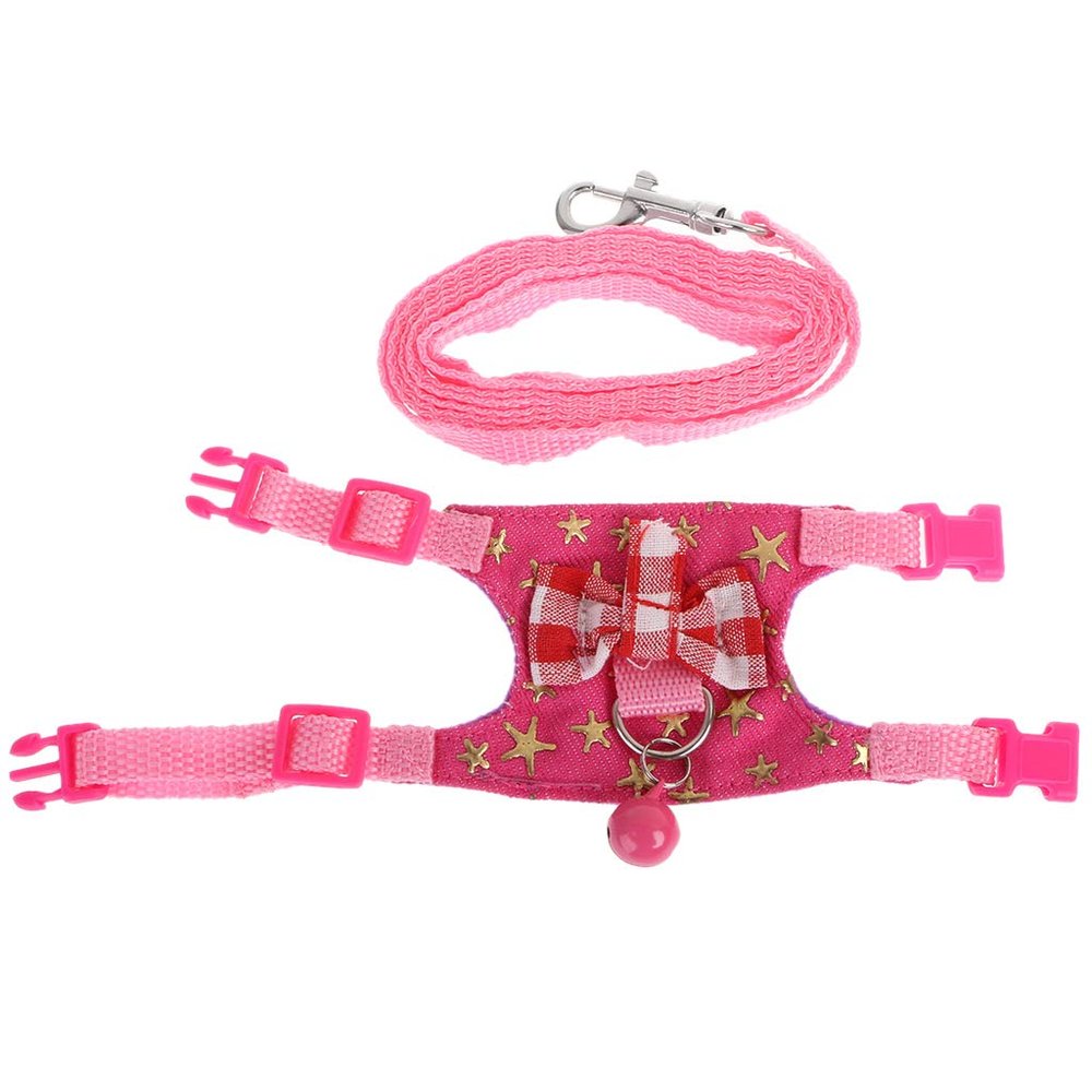 Adjustable Pet Harness with Bow