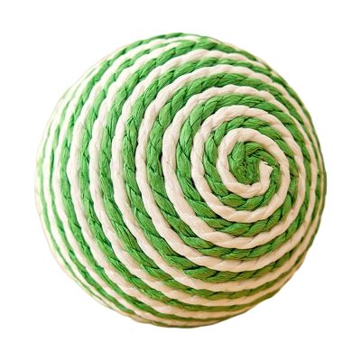 Cat Scratching Ball, Sisal Cat Scratcher with Bell, 8 cm