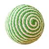 Cat Scratching Ball, Sisal Cat Scratcher with Bell, 8 cm view 1