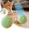Cat Scratching Ball, Sisal Cat Scratcher with Bell, 8 cm view 2