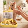 Food and Water Dispenser Set - Transparent 2-in-1 Food view 2
