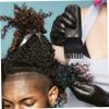 2 Black Applicator Bottles for Hair Dye with Comb Attachments view 4