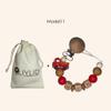 LIYLID Personalized Pacifier Clip with Name and Fire Truck for Boys or Girls | Baby Gift | Pacifier Holder | Various Designs | Includes Gift Pouch view 4