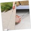 Stainless Steel Trash Picker with Plastic Handle, Red view 3