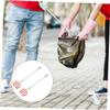 Stainless Steel Trash Picker with Plastic Handle, Red view 4