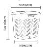 ZXHKZDX Foldable PP Plastic Dog Bathtub with Drain Hole, Blue, 71 x 56 x 54 cm view 2