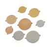 LZZYFPX 20-Piece 15/20/25 mm High-Polish Stainless Steel Round Disc Blanks and Charm Connectors for DIY Bracelets (Gold, 15 mm) view 3