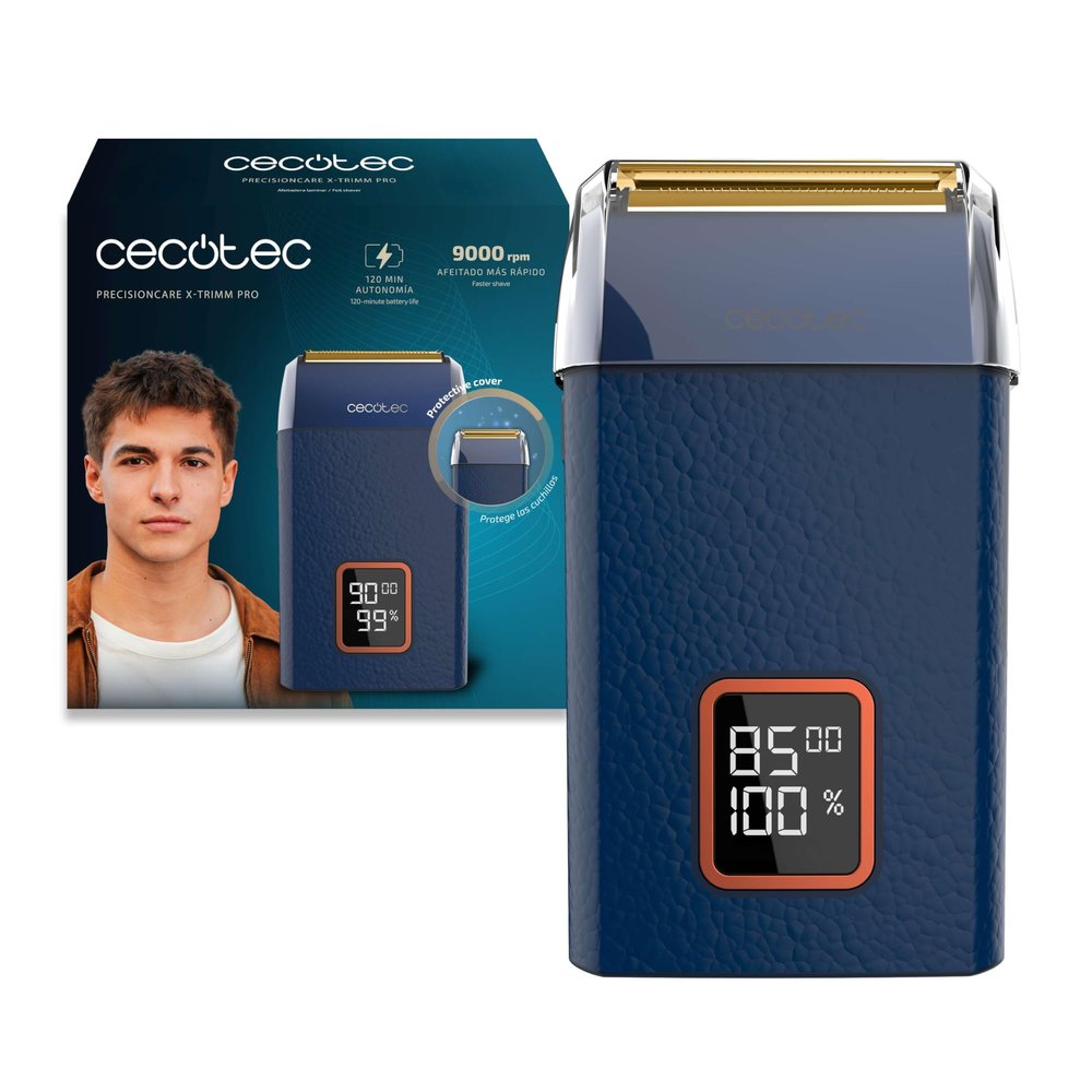 Cecotec PrecisionCare X-Trimm Pro Foil Shaver with Leather Housing