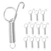 Gatuida 12-Pack Stainless Steel Spring Hooks for Rabbit, Chicken and Bird Cages view 1