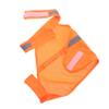 UTHCLO Reflective Dog Safety Vest Adjustable Breathable Protection for Small Dogs Fluorescent Orange S view 1